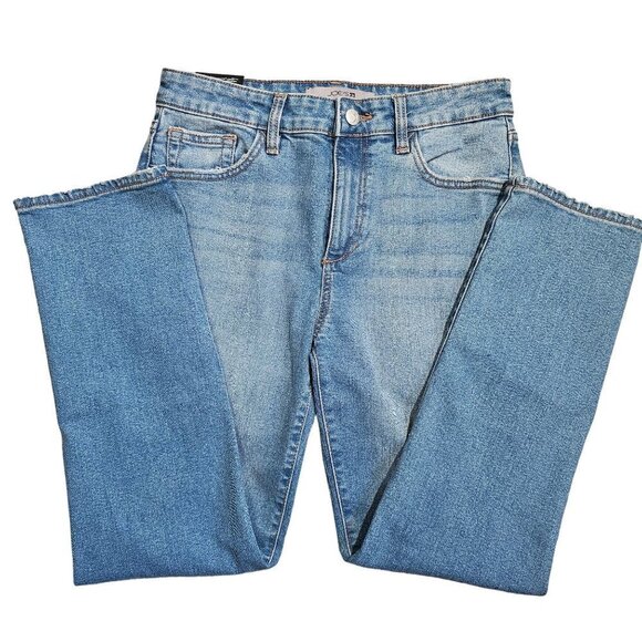 Joe's Jeans Mid-Rise Distressed Tomboy Slim Jeans Pockets Blue Women Size 25 NWT - Picture 5 of 12